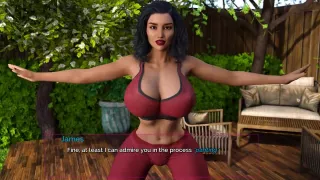 Shut Up And Dance Sexy Landlady Doing Yoga With Her Tenant In The Backyard Ep 52