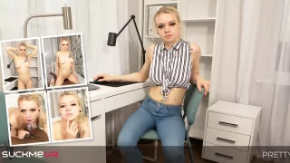 Snow Bunny Pretty Di Gets Her Tight Pussy Filled With Black Dick - SuckMeVR