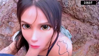 Garota Em Publico Adora Chupar Engole Tudo! With Hentai Anime, Abella Danger And Anime Hentai