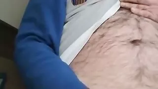 A Long Cumshot on a Skype Video Call with a Handsome Man with a Big Cock