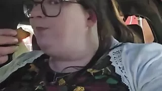 Fast Food Being Fed in Car by My Feeder