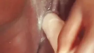 Wet slimy pussy organism