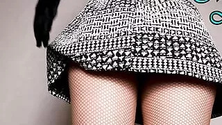 Anal Caresses Girl with a Big Elastic Ass Develops Anus