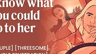 Fucking my best friend's hot girlfriend  Backseat car sex  Homemade girlfriend sharing DP