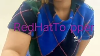 Sexy Chubby Delhi Indian solo Girl's Big Boobs Pressing and Fingerring & Need A Partner.