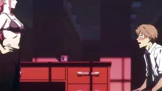 Chainsaw-Man Seduced Little Stepbrother ( Parody ) HENTAI Uncensored