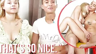 Ersties - Cute Ukrainian Babe Bianca Uses a Sex Toy To Get Jade Off