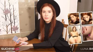 Russian Redhead Luna Rishi is here to suck and fuck in VR - SuckMeVR
