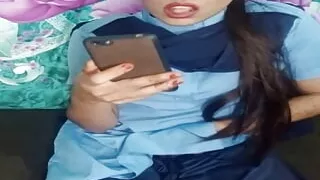 Desi Village School Girl Caught Watching Porn on Mobile