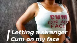 Latina MILF Mouthfucked and Facial from Stranger