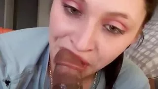 Giant BBC Cock Used My Slutty Mouth Hole