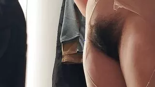 Hairy wife big ass, hairy pussy, big nipples. amateur milf pussy, big ass, big tits.