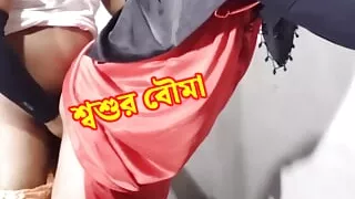 Night with father-in-law stepson's wife talks dirty and fucks