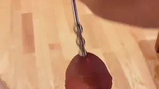 Rough deep urethral cock sounding