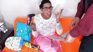 4K UHD New Dramatic Reality Taboo Step Family Story! Step Dad Stole My Diary: Pressured Into Missionary Sex