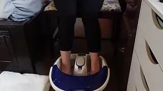 Watch the Suds Dance Around My Tiny, Tired Soles