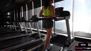 Thai Stepmom Workout And Home Love Making