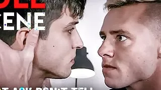 Closeted Hunk Soldier 1st Gay Experience wt Jock -FULL SCENE