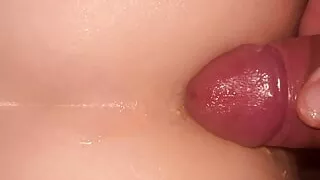 Slow Doggy Style Fuck With Anal and Anal Creampie