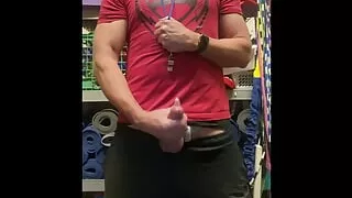 DILF Coach JockDad87 Shoots his Load of Thick Cum