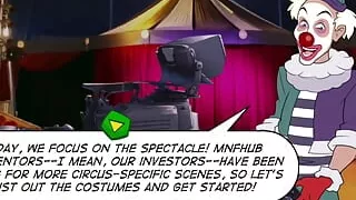 Big top circus full of busty sex performers