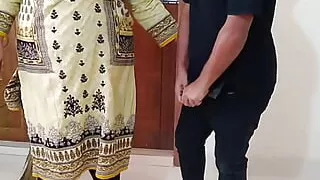 Panjabi  Hot Maid Clean My Room Then I give Her Anal Fuck Because my Wife not at home today
