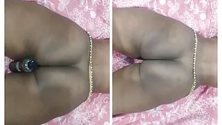 Desi housewife ass and anal oil massage by neighbour boyfriend