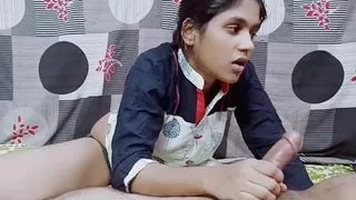 desi girl first time suck big cock