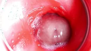 Camera inside the pussy! The wettest and tastiest hole with a big dick inside!