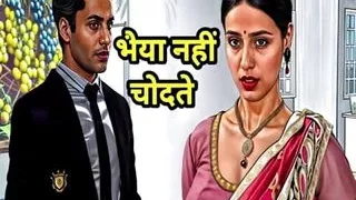 Indian desi step-sister-in-law caught brother-in-law red-handed and then step-sister-in-law enjoyed a lot of Hindi audio