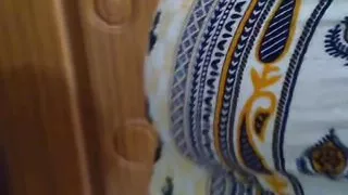 I fuck my Brother's Hot Wife When She Clean my Bed Room!