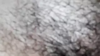 Naughty neighbor showing her hairy pussy and asking to be eaten