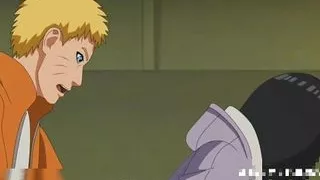 Naruto Hinata in the kitchen.