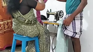 My Mother in Law Was Sewing Clothes and I Had Sex with Her as if I Was Helping Her