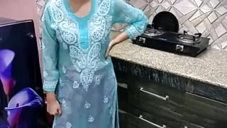 DEsi_re sexy bhabhi gets Naughty in the kitchen..