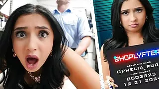 Smoking-Hot Brunette Stole a Dress, So The Security Guard Ripped It Off