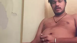 Cumshot with big black dick spanking