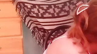 Medi sucks me when we're on webcam