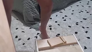 Amateur  Italian Dialogue - Close up Cumshot with Big Cock