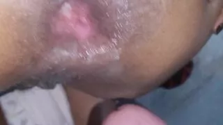 Beautiful anus quete and wet she has