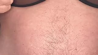 A Bra and Thong with a Plug