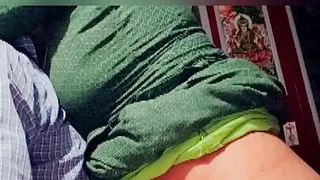 Desi housewife got hard fucked in Riding with husband