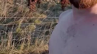 Naked hike. Clothes abandoned. -2 Celsius