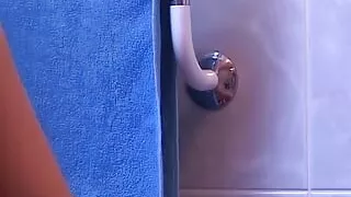 Sexy blonde German whore assfucked in the bathroom