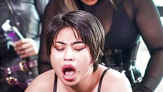 Dominafire & Astrodomina Strap-on Fuck Salome Salvi