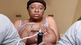 HOT HORNY & HAIRY Ebony Chick Squirts for You