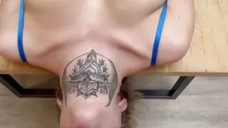 French Blonde Teen Get Hard Fucked and Throatpied