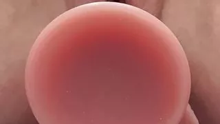 Cumming hard on my dildo