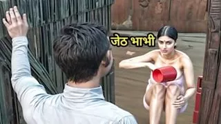 Jamku aunty by her husband everywhere in the house