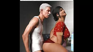 Masala Moments - Chapter 3 - Finally Paru fucked by her father-in-law